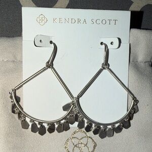 Kendra Scott Silver Geometric Earrings